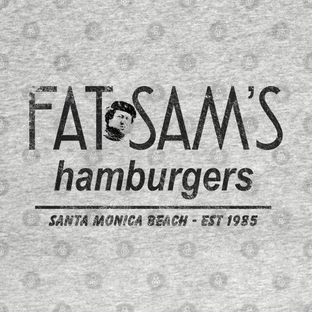 Fat Sam's Hamburgers from Fletch 1985 - Chevy Chase - distressed by woodsman